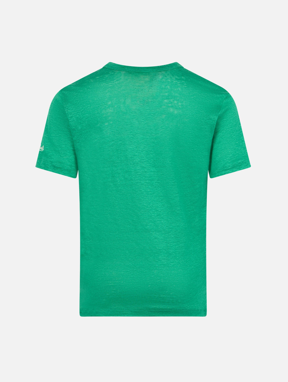 T-shirt Alex verde in lino product image 2