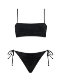 Bikini Athena Virgo fascia con strass nero