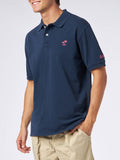 Polo Beverly Hills Vintage blu navy con ricamo logo product image 1