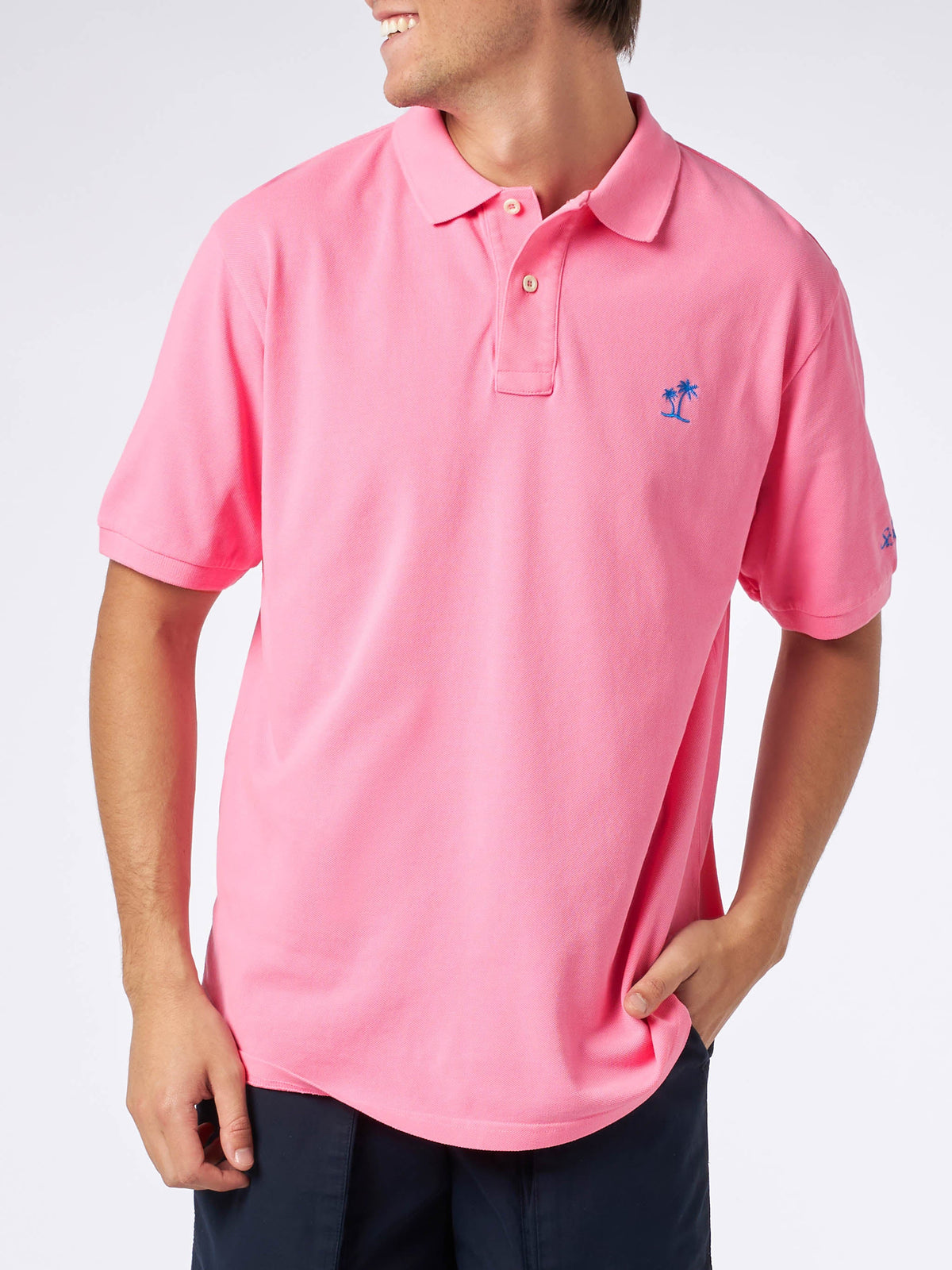 Polo Beverly Hills Vintage rosa con ricamo logo product image 1