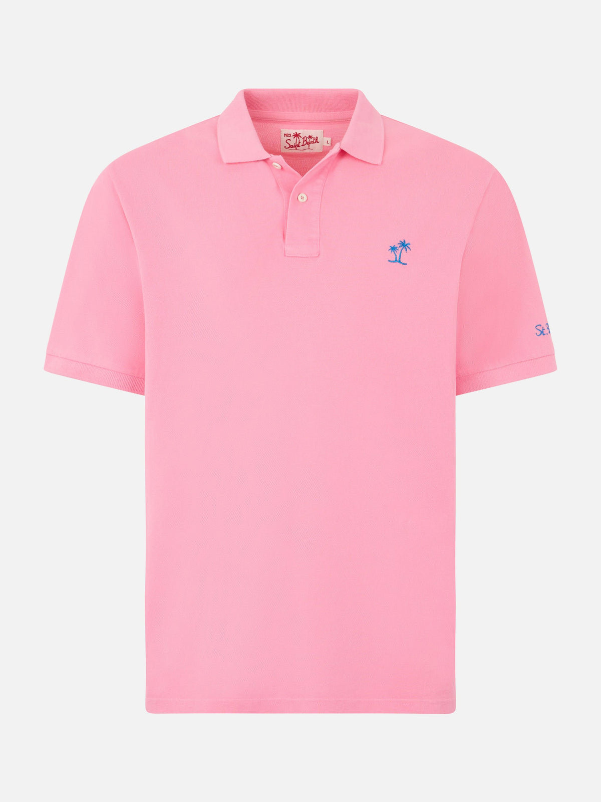 Polo Beverly Hills Vintage rosa con ricamo logo product image 4
