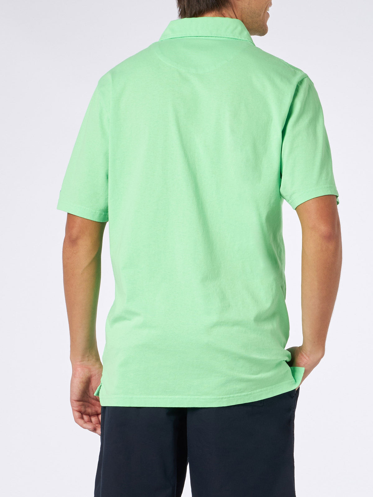 Polo Brighton verde tinta in capo product image 3