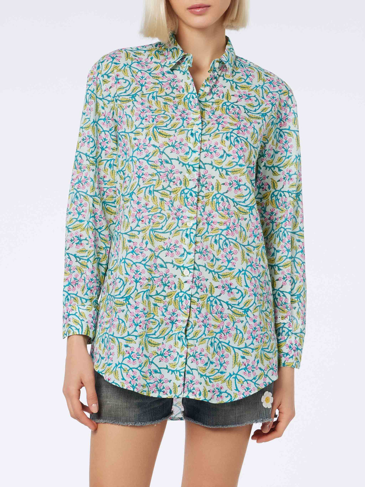 Camicia Brigitte in cotone con stampa floreale Delhi product image 1