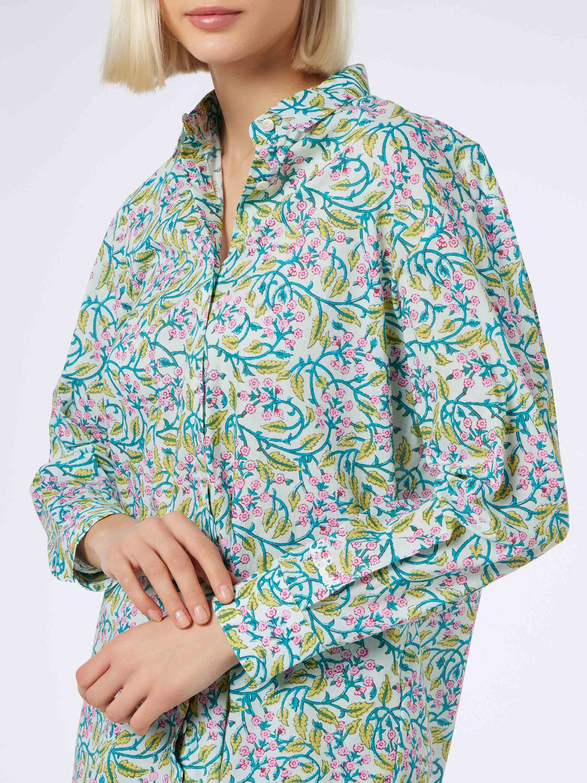 Camicia Brigitte in cotone con stampa floreale Delhi product image 4