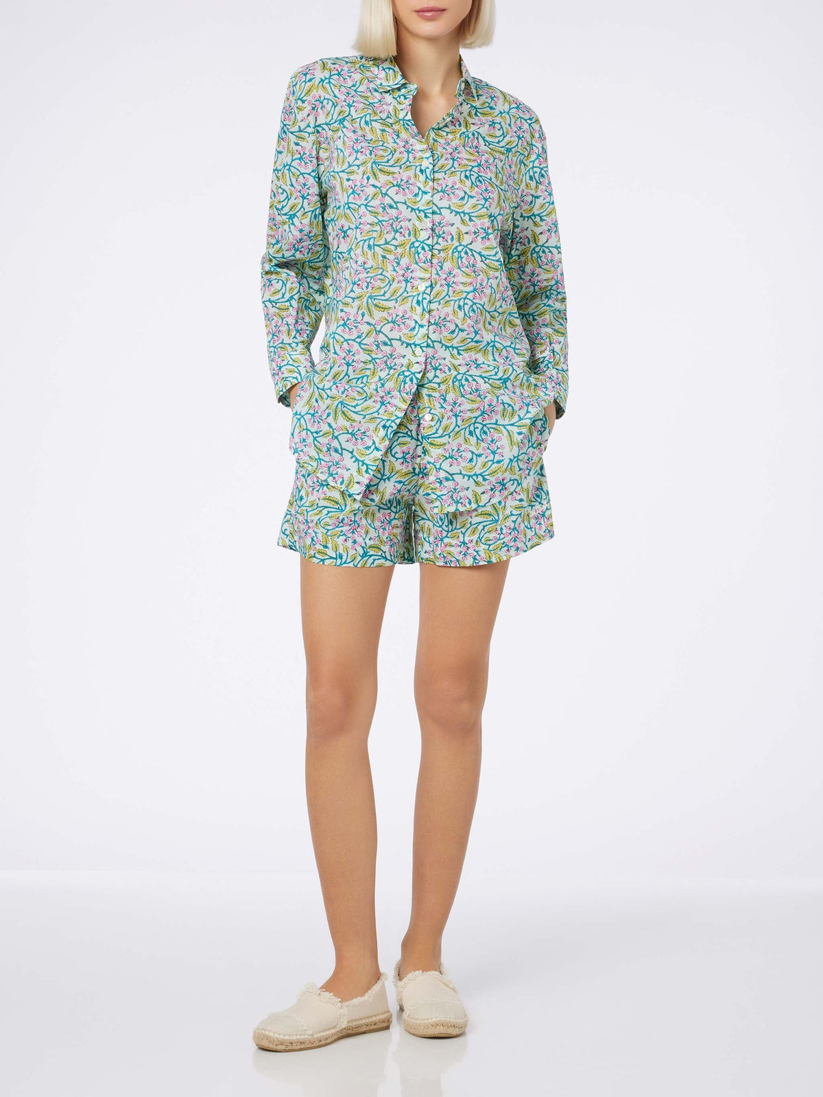 Camicia Brigitte in cotone con stampa floreale Delhi product image 5