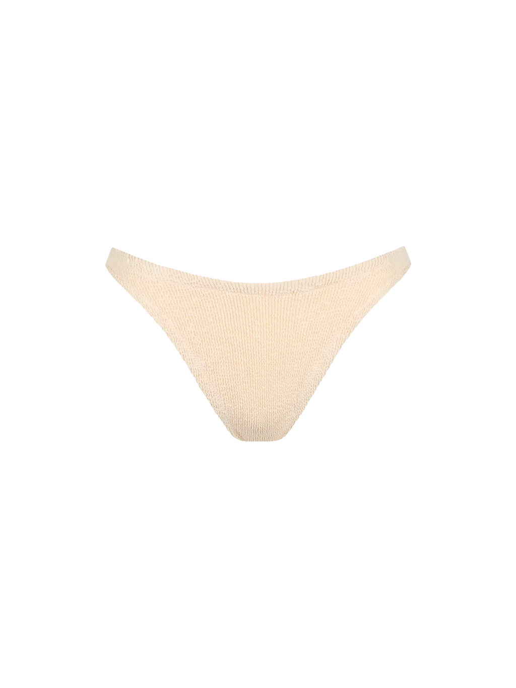 Slip mare Elise beige in tessuto crinkle