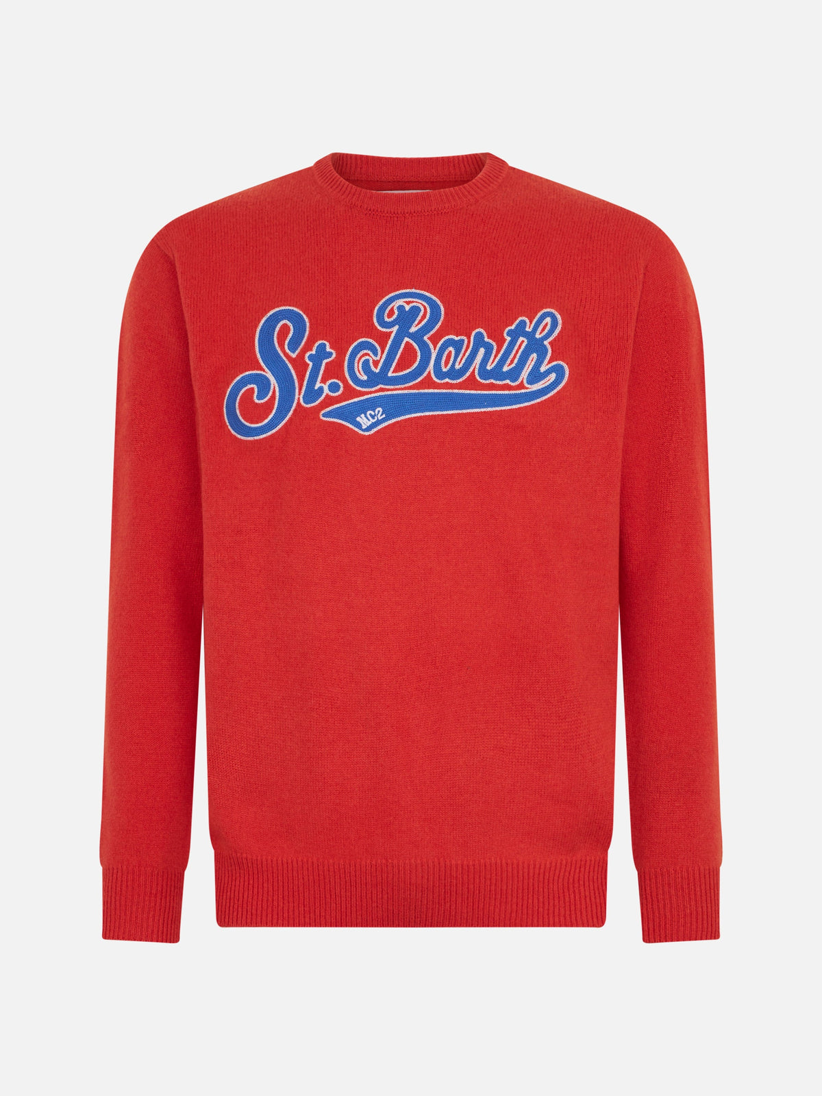 Maglia Heron arancione con ricamo logo