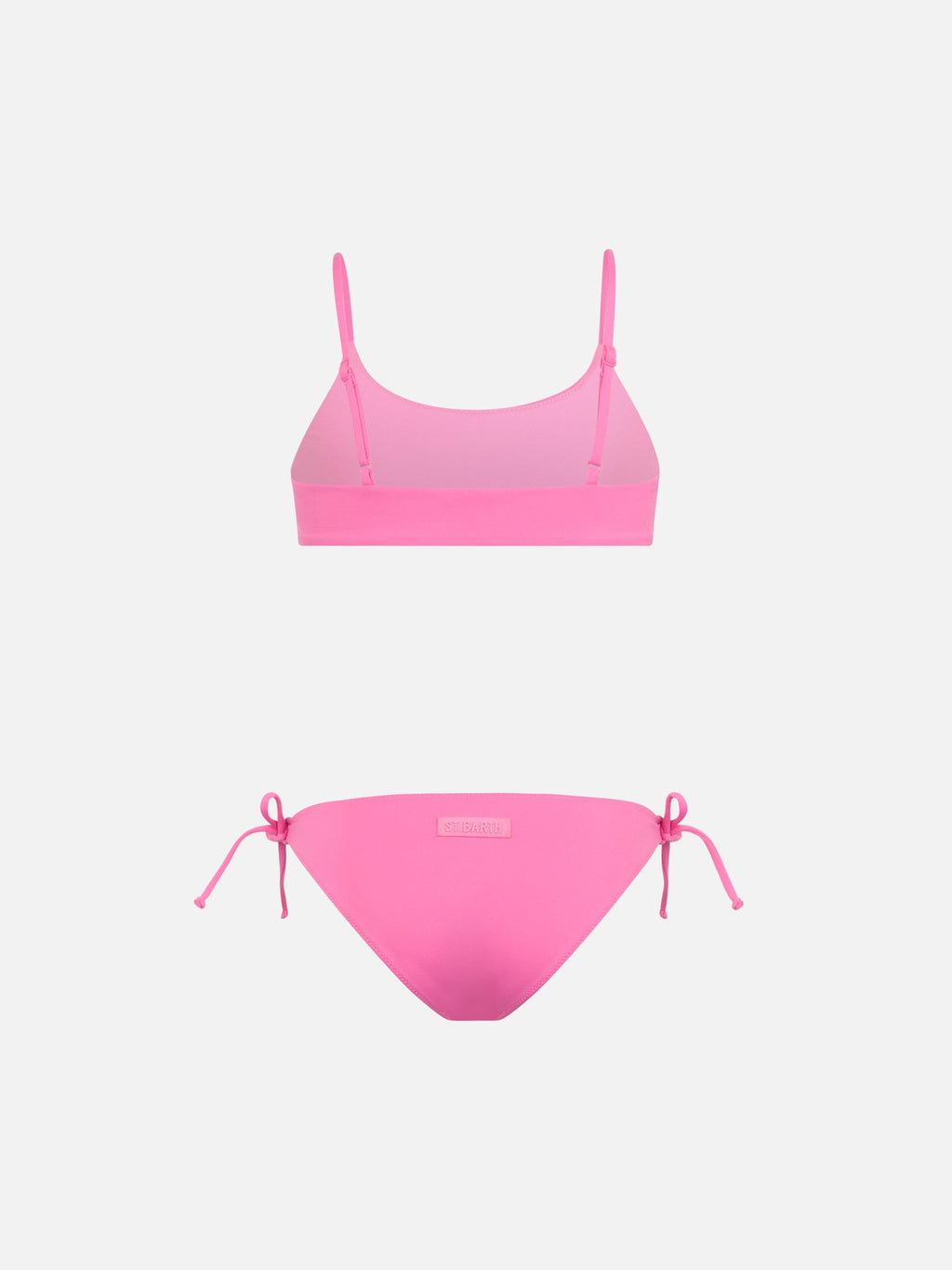 Bikini bralette Jaiden rosa con strass
