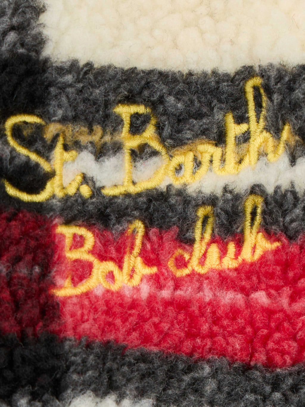 Giacca Keystone Jr tartan in sherpa con ricamo St. Barth product image 3