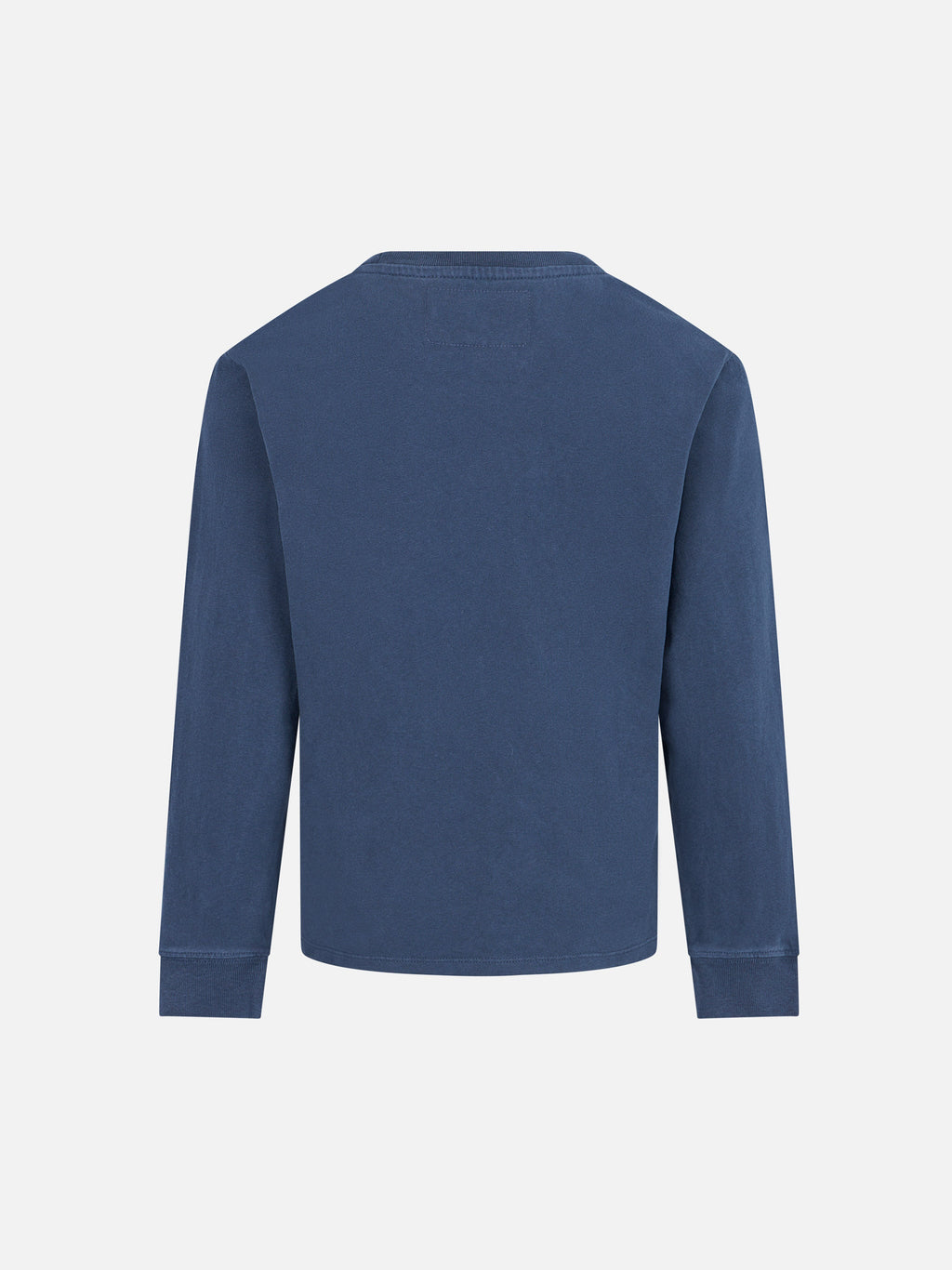 T-shirt Luton Jr blu a maniche lunghe con ricamo logo product image 2