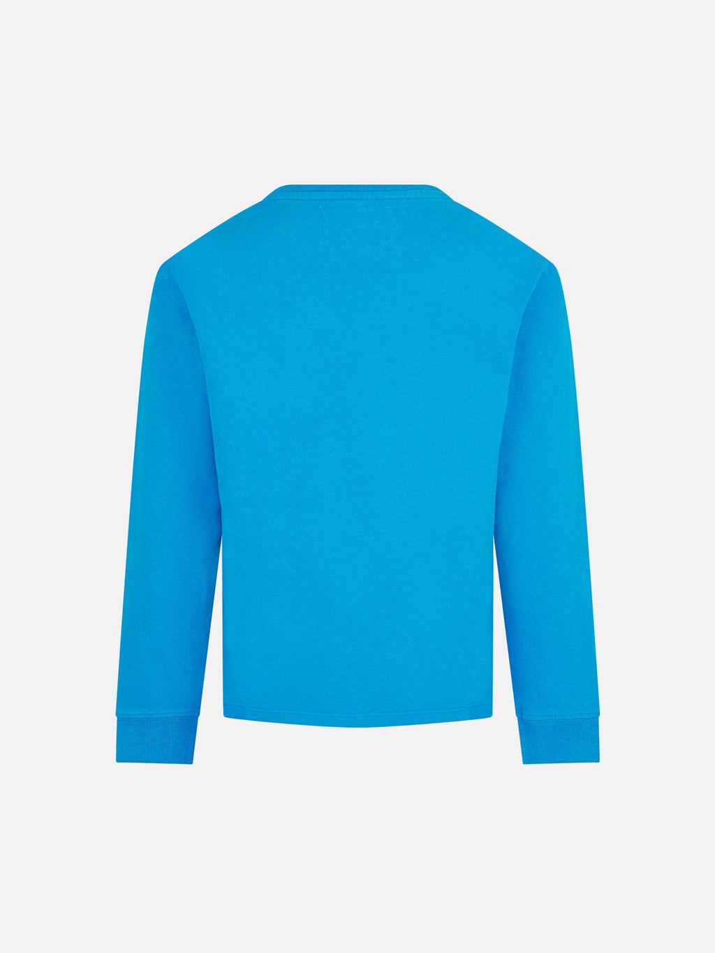 T-shirt Luton Jr bluette a maniche lunghe con ricamo logo product image 3