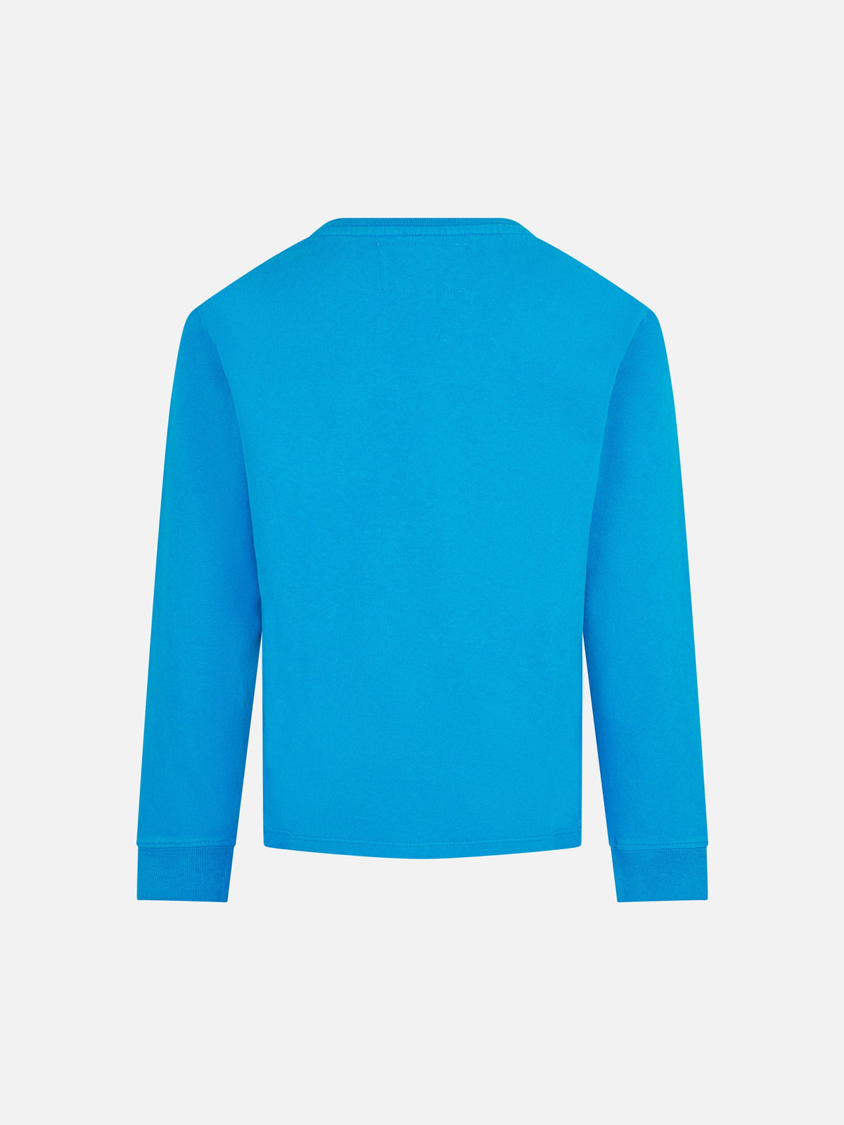 T-shirt Luton Jr bluette a maniche lunghe con ricamo logo product image 3