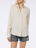 Camicia Meredith bianco panna in lino product image 1