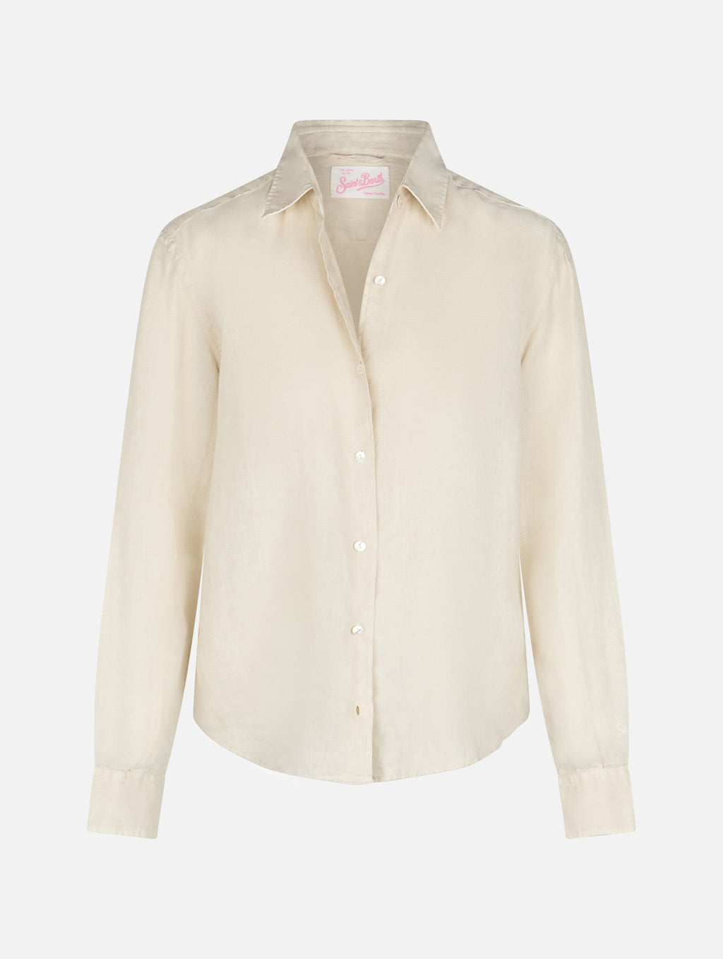 Camicia Meredith bianco panna in lino product image 7