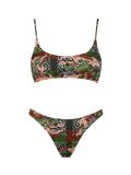Bikini Judy Naomi bralette stampa bandana mimetica