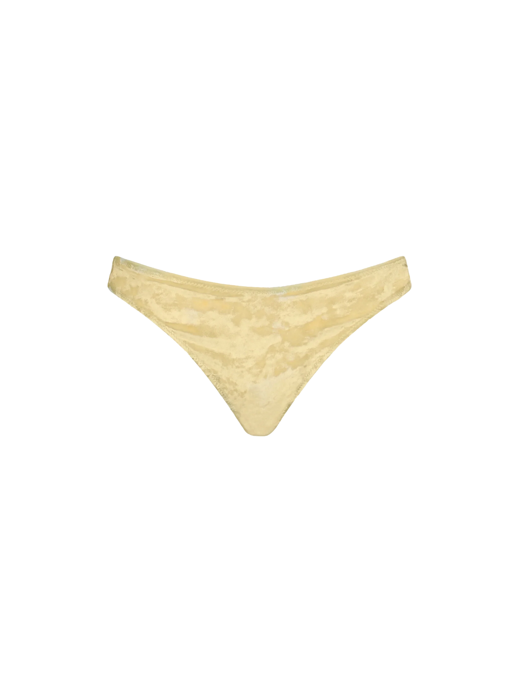 Slip mare Naomi giallo effetto ciniglia