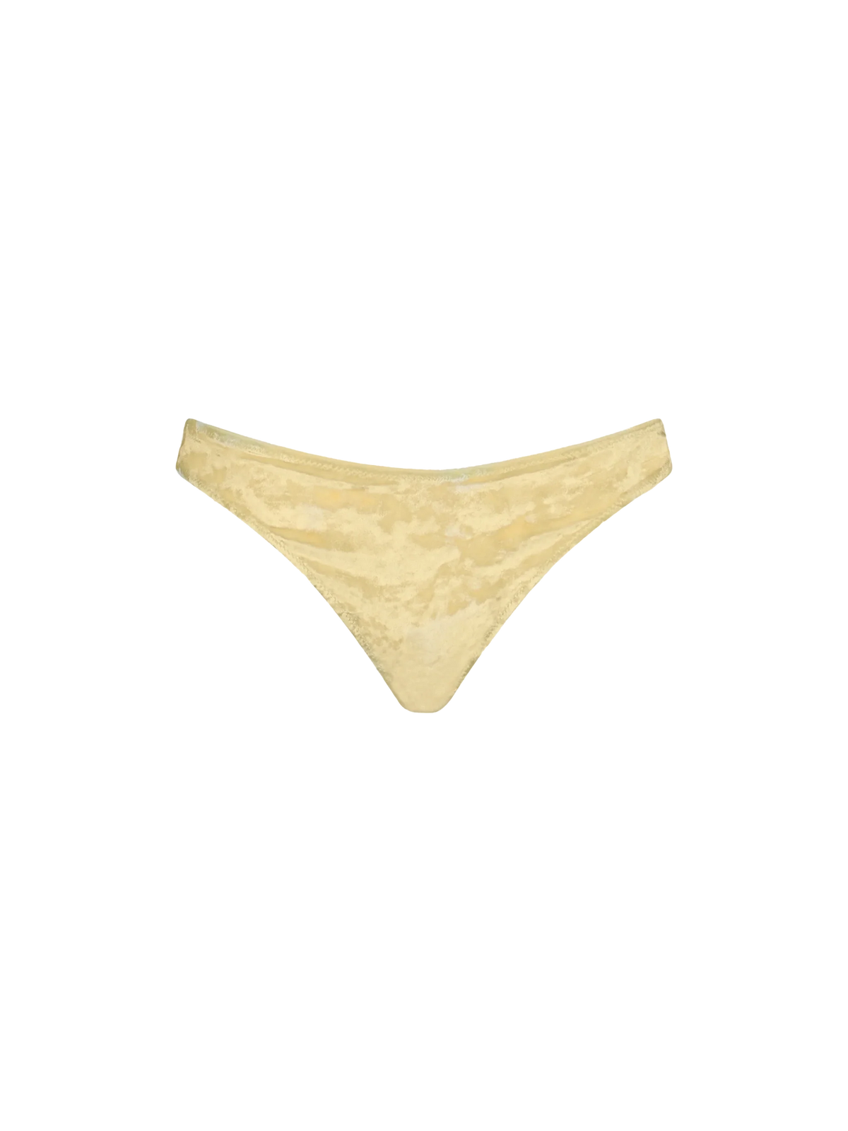 Slip mare Naomi giallo effetto ciniglia