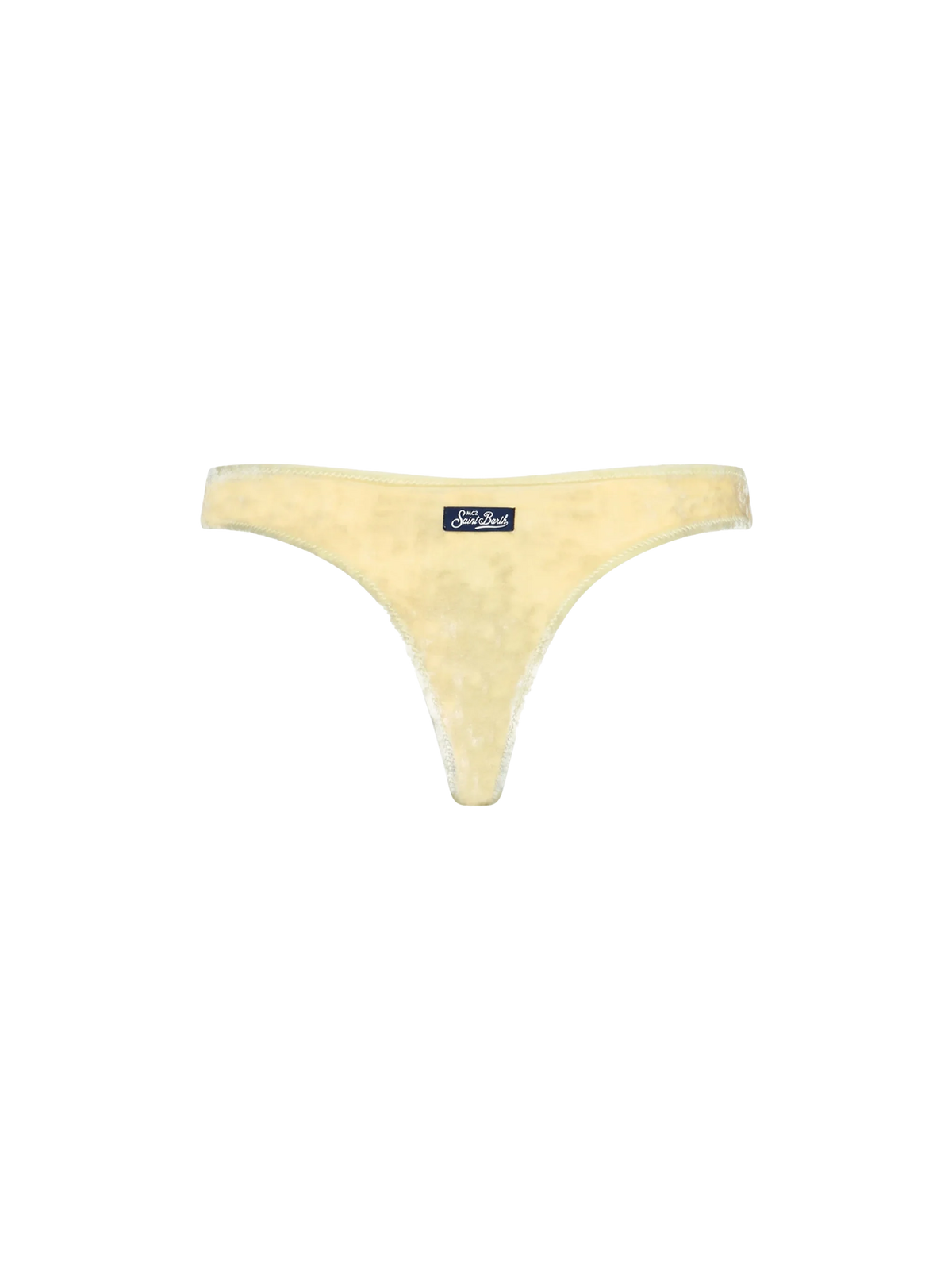 Slip mare Naomi giallo effetto ciniglia