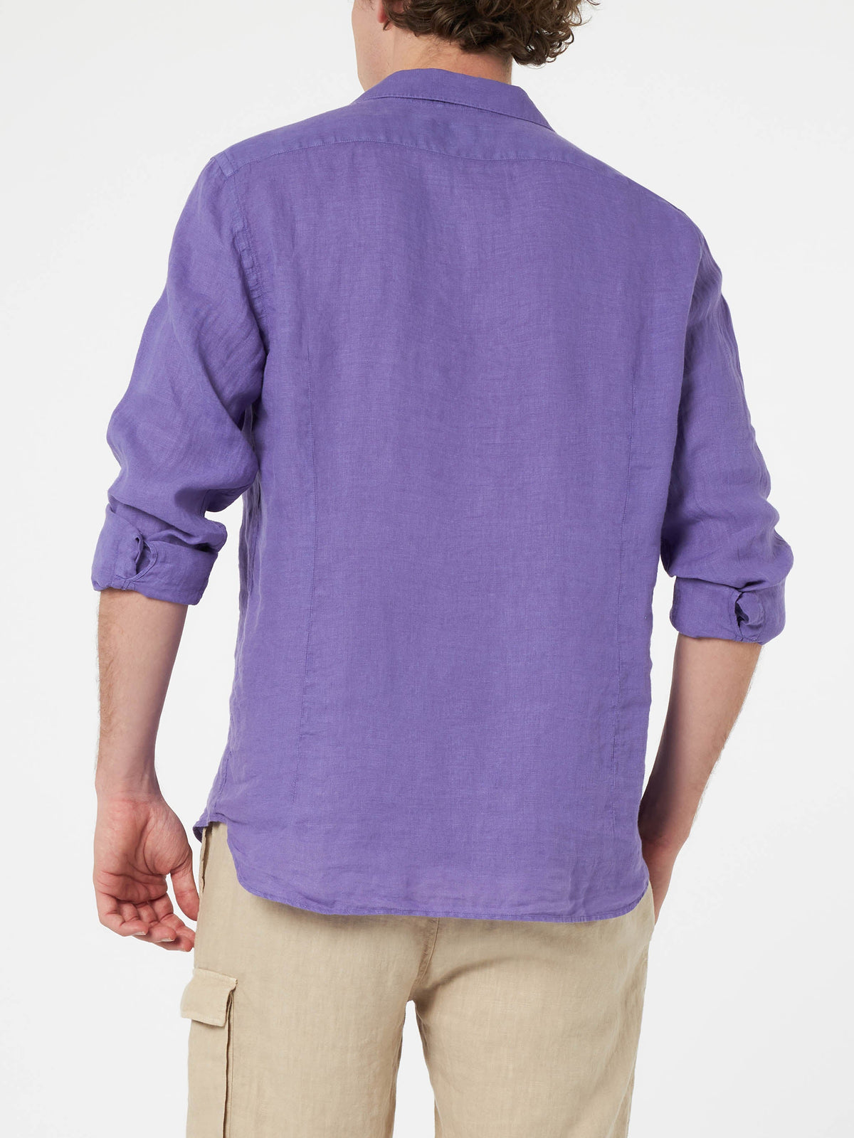 Camicia Pamplona viola vintage in lino product image 2