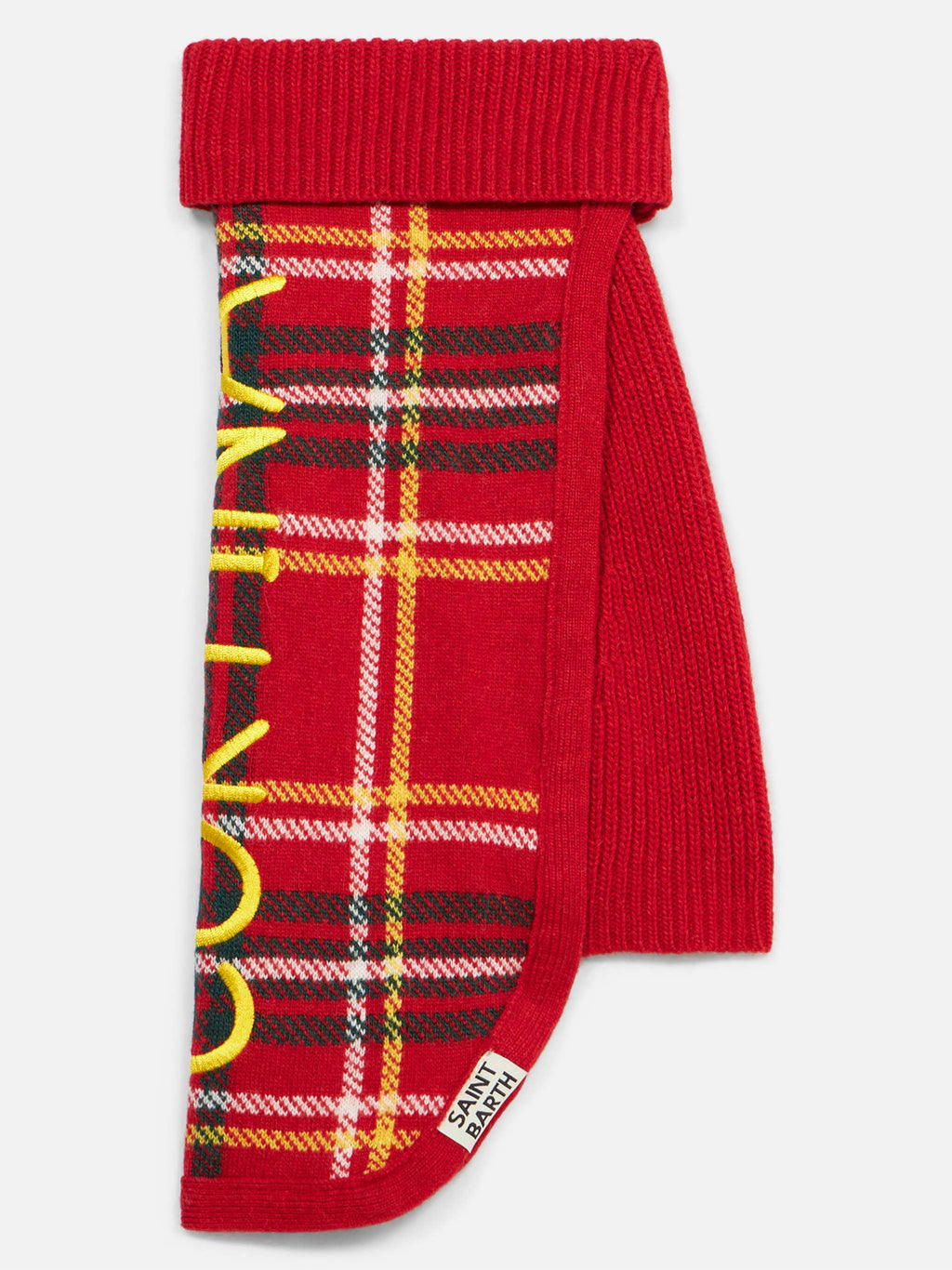 Maglione per cani Pulldoger tartan con ricamo Cortina