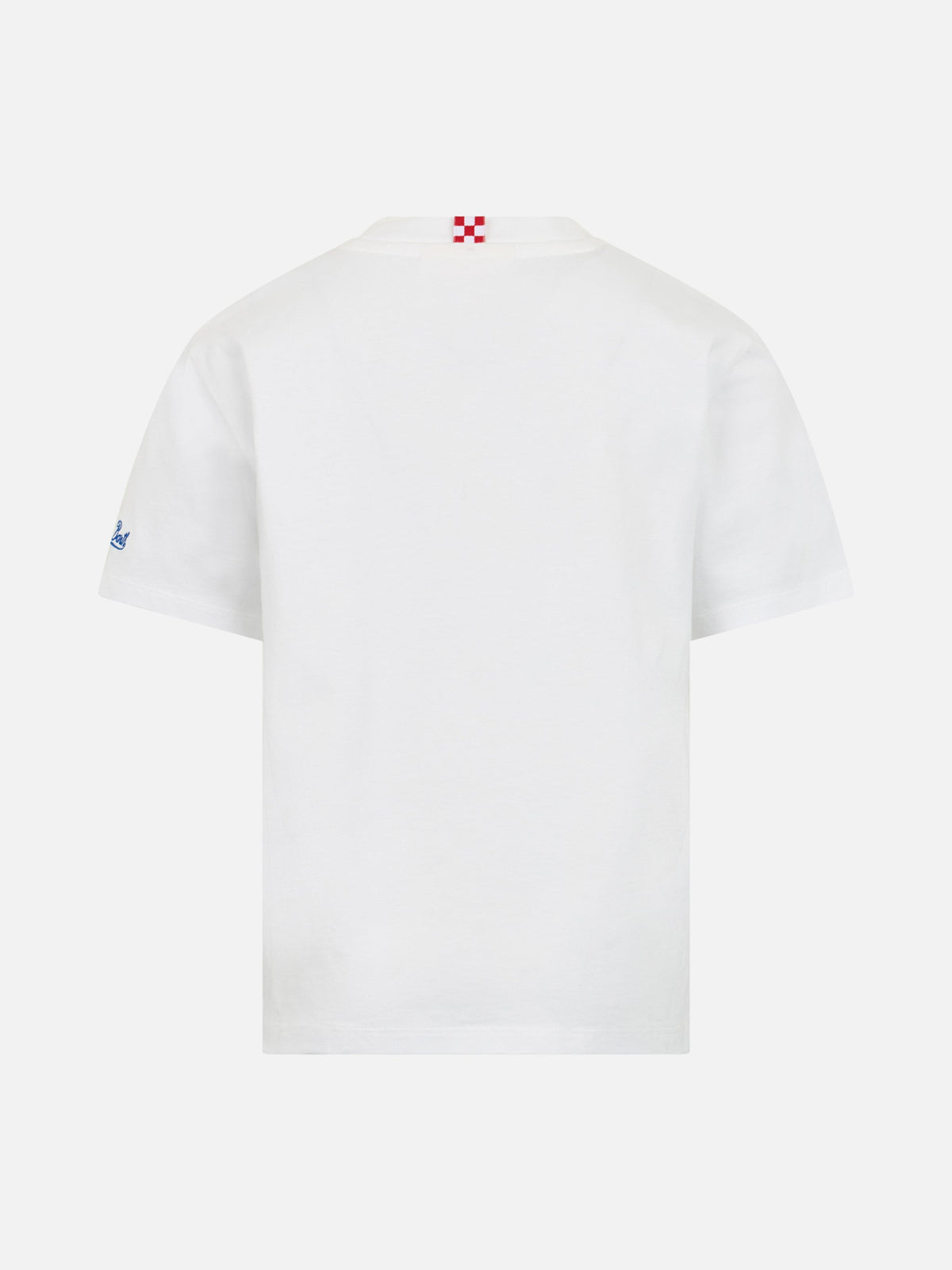 T-shirt Portofino Jr bianca con ricamo Me ne vado dai nonni product image 3