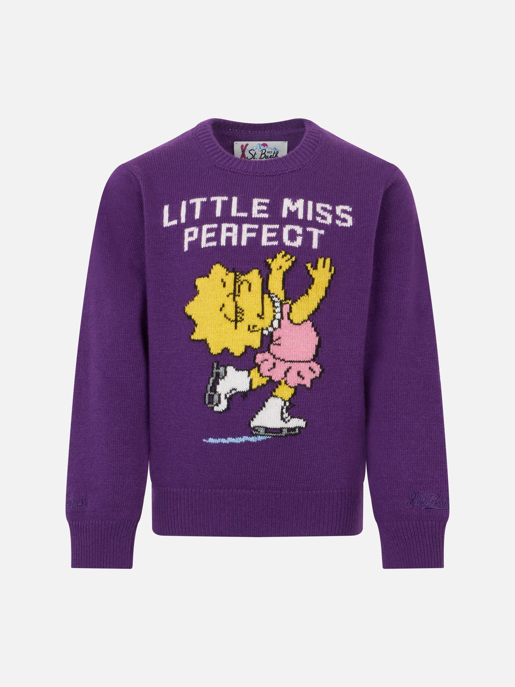Maglia Princess viola con jacquard Lisa Simpson | Special Edition