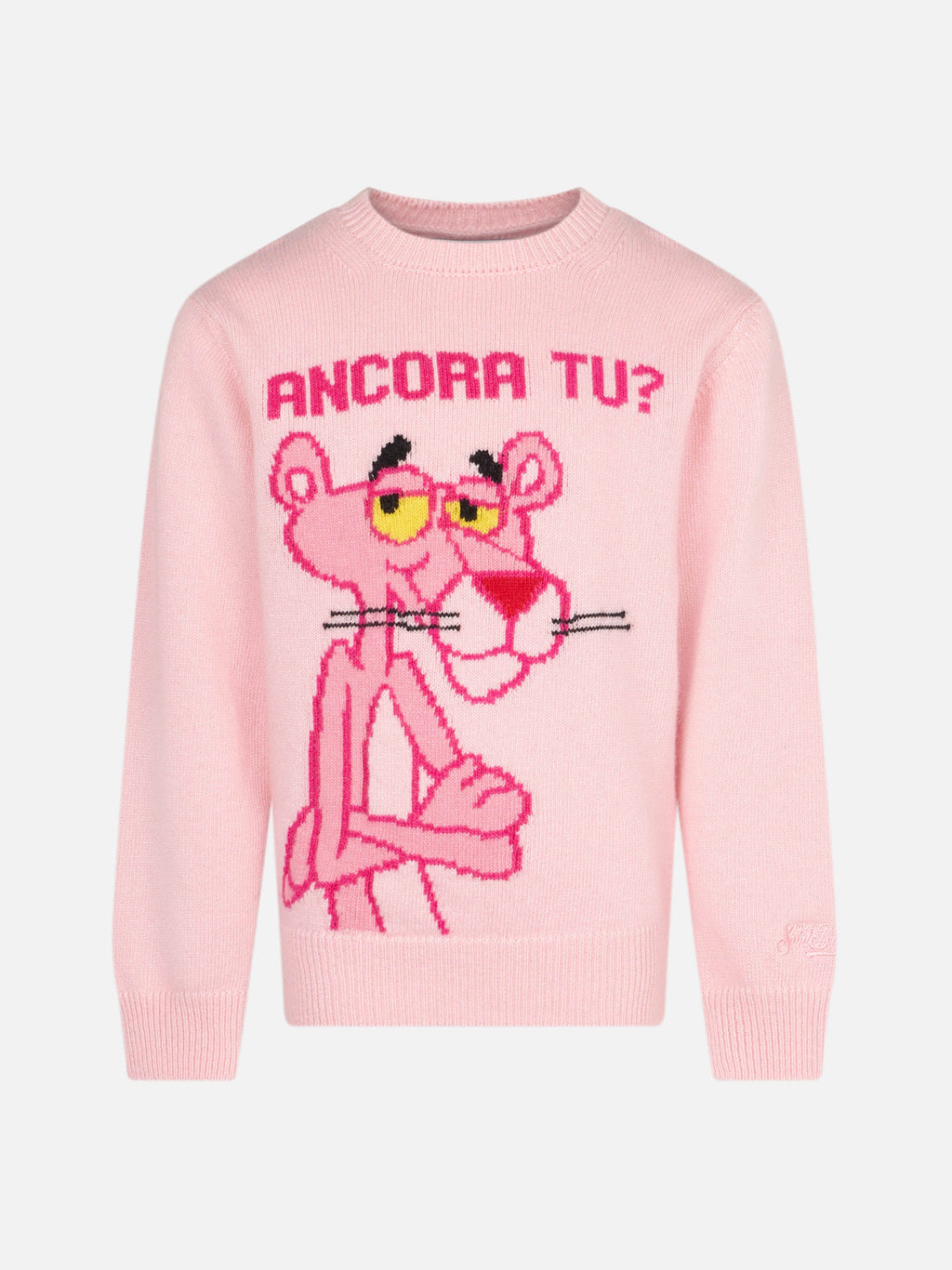 Maglia Princess rosa con jacquard Pantera Rosa Ancora Tu? | Special Edition