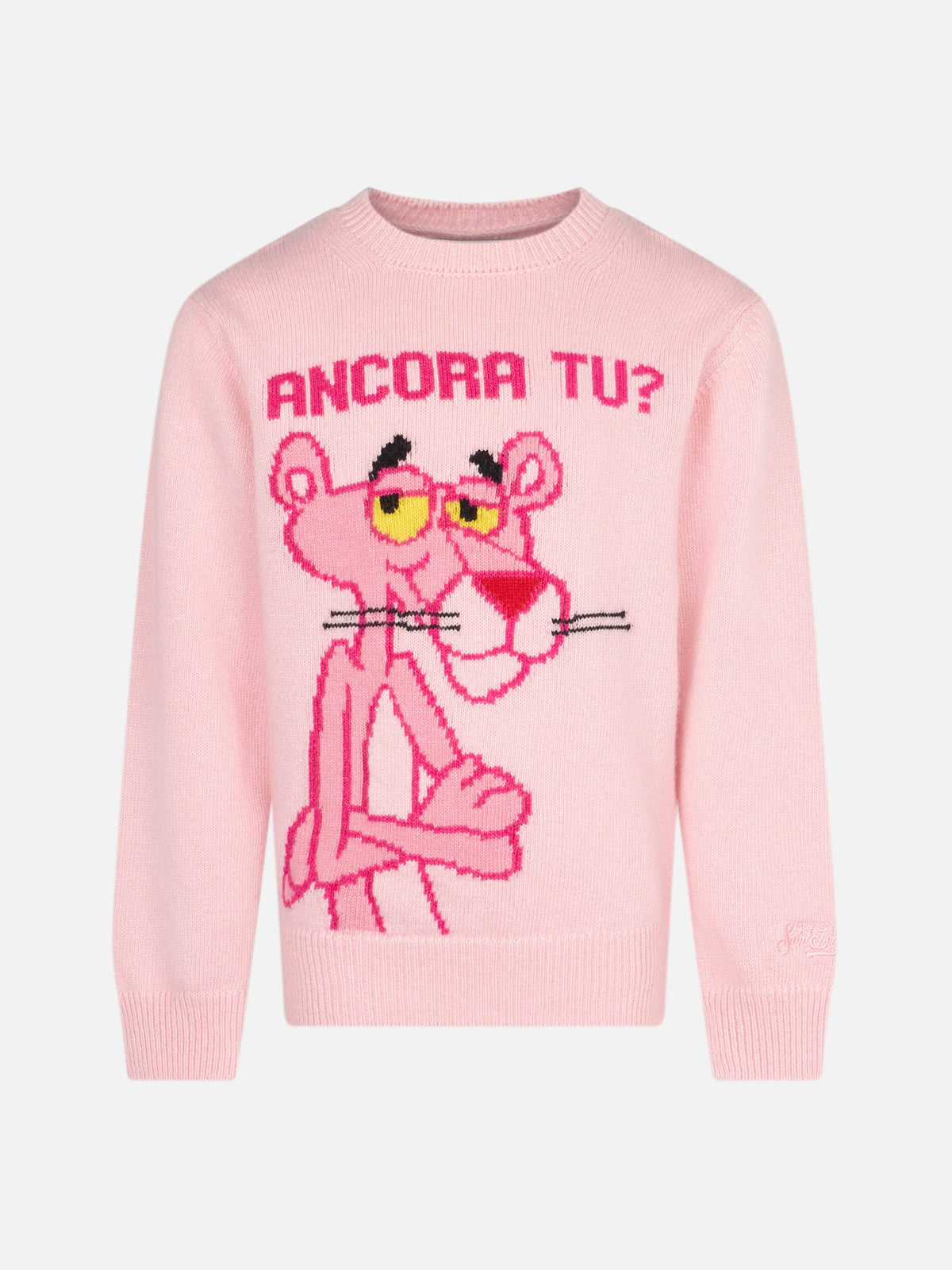Maglia Princess rosa con jacquard Pantera Rosa Ancora Tu? | Special Edition