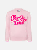 Maglia Princess rosa con jacquard Barbie St. Barth | Special Edition