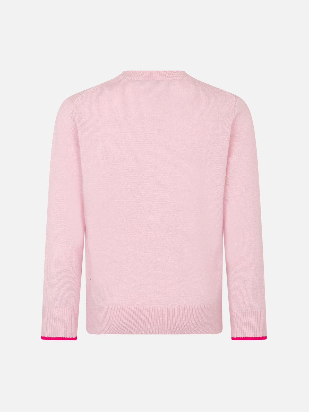 Maglia Princess rosa con jacquard Barbie St. Barth | Special Edition