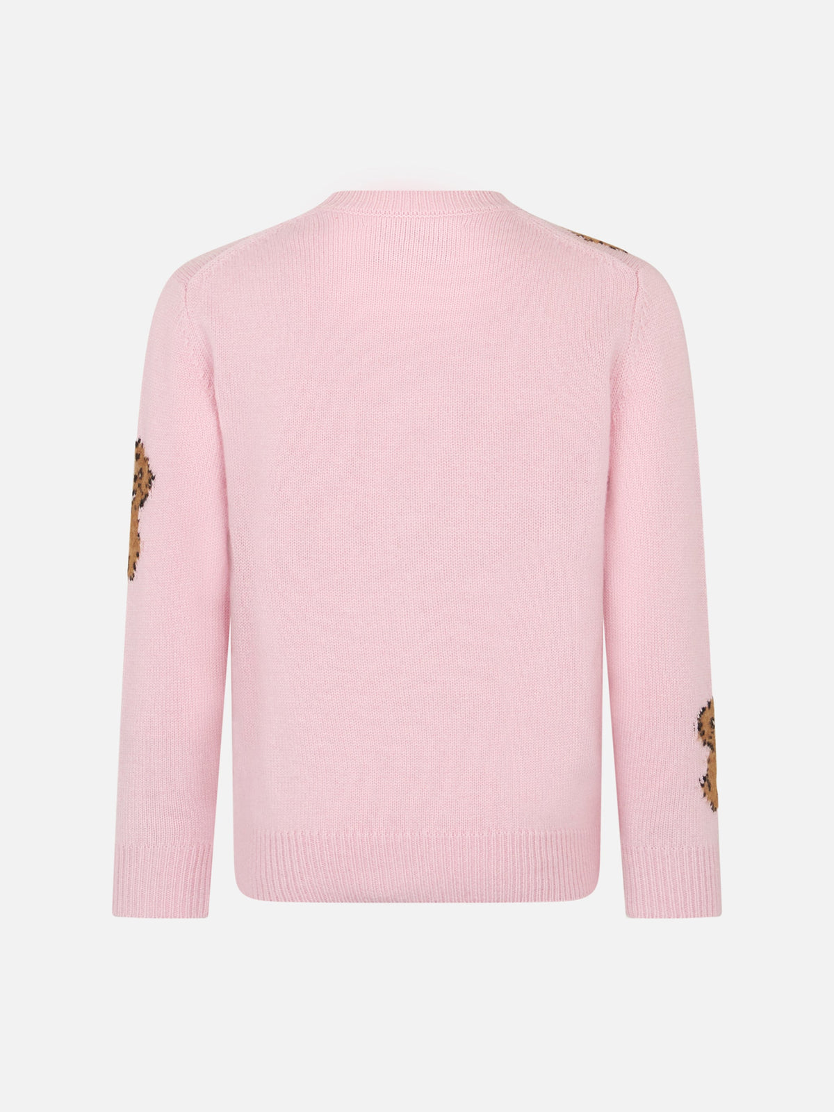Maglia girocollo Princess Soft rosa con ricamo St. Barth Friends
