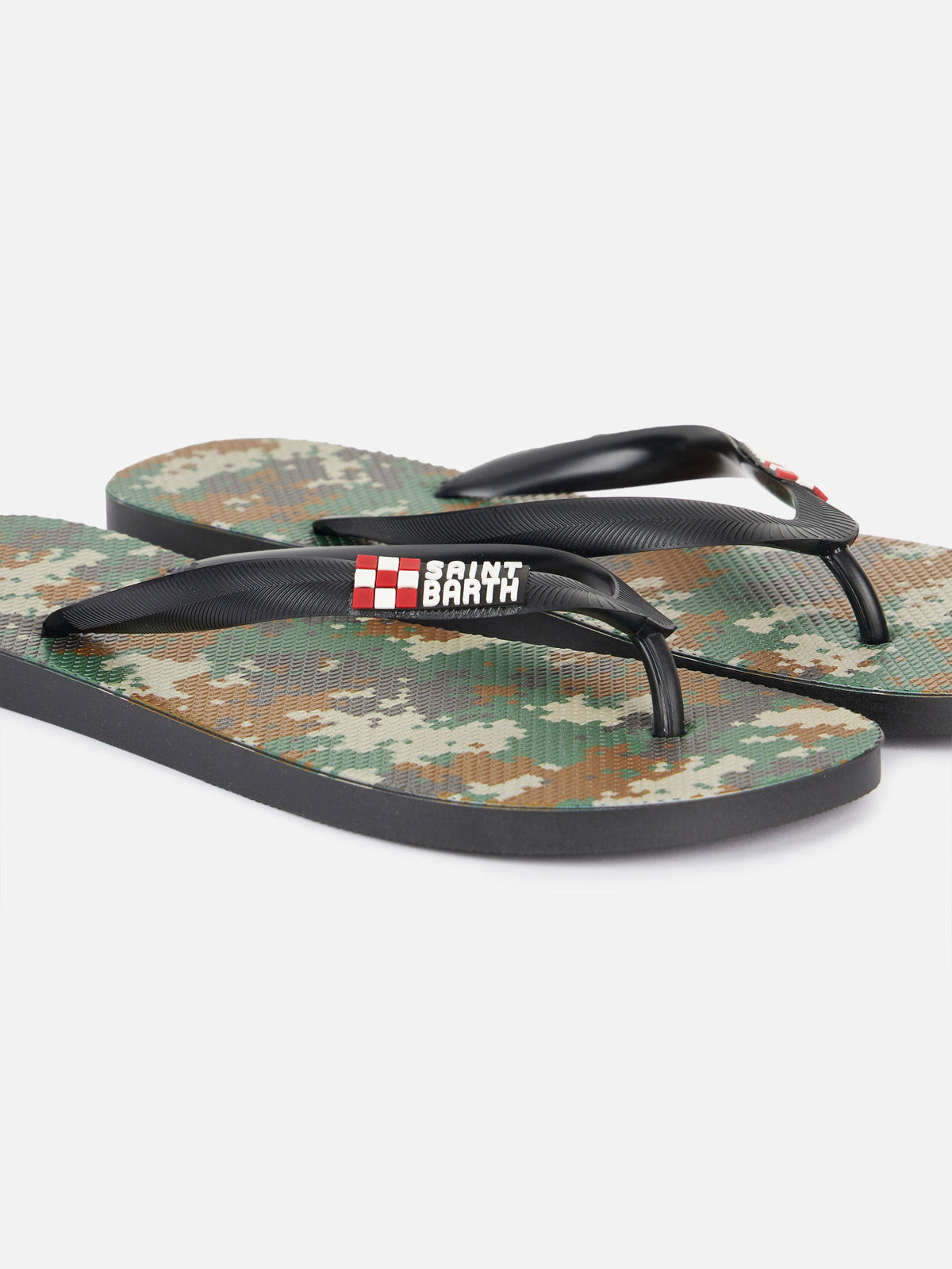 Infradito Tommy con stampa camouflage pixel