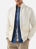 Bomber Andermatt bianco panna in maglia product image 1