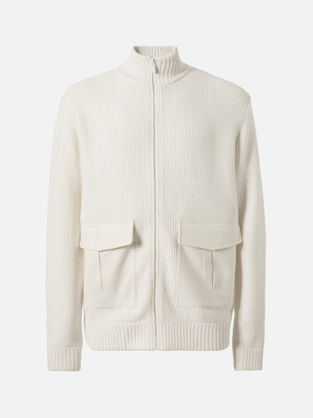 Bomber Andermatt bianco panna in maglia product image 5