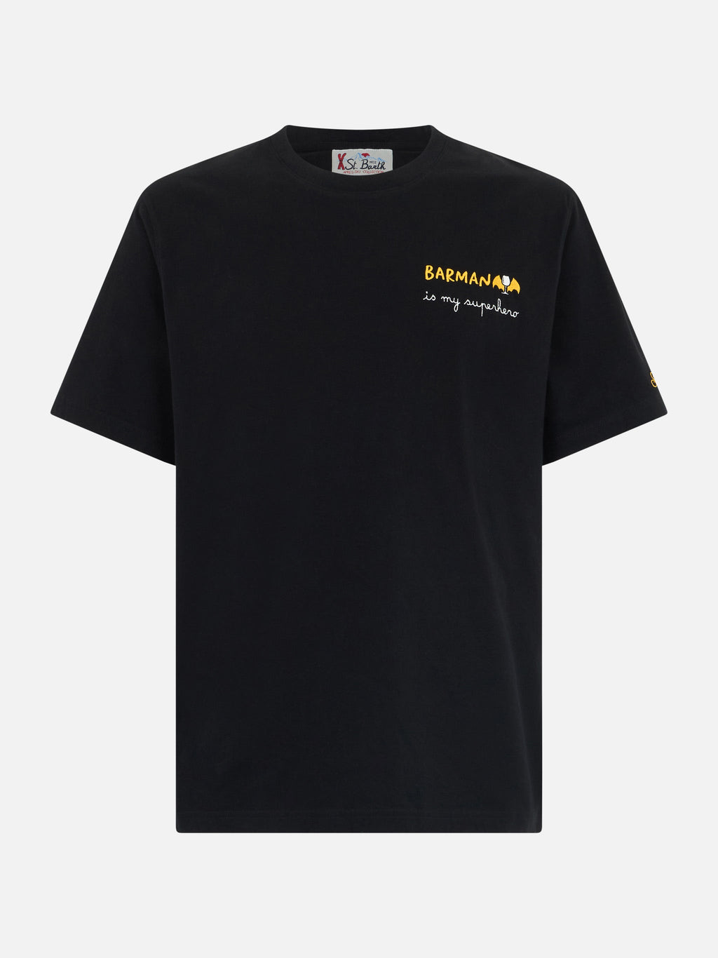 T-shirt Arnott nera con ricamo Barman product image 4