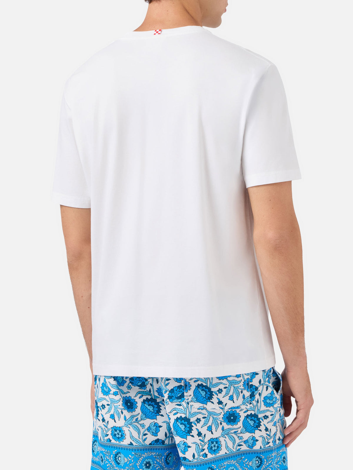 T-shirt Austin bianca con ricamo Portofino Dry Gin product image 4