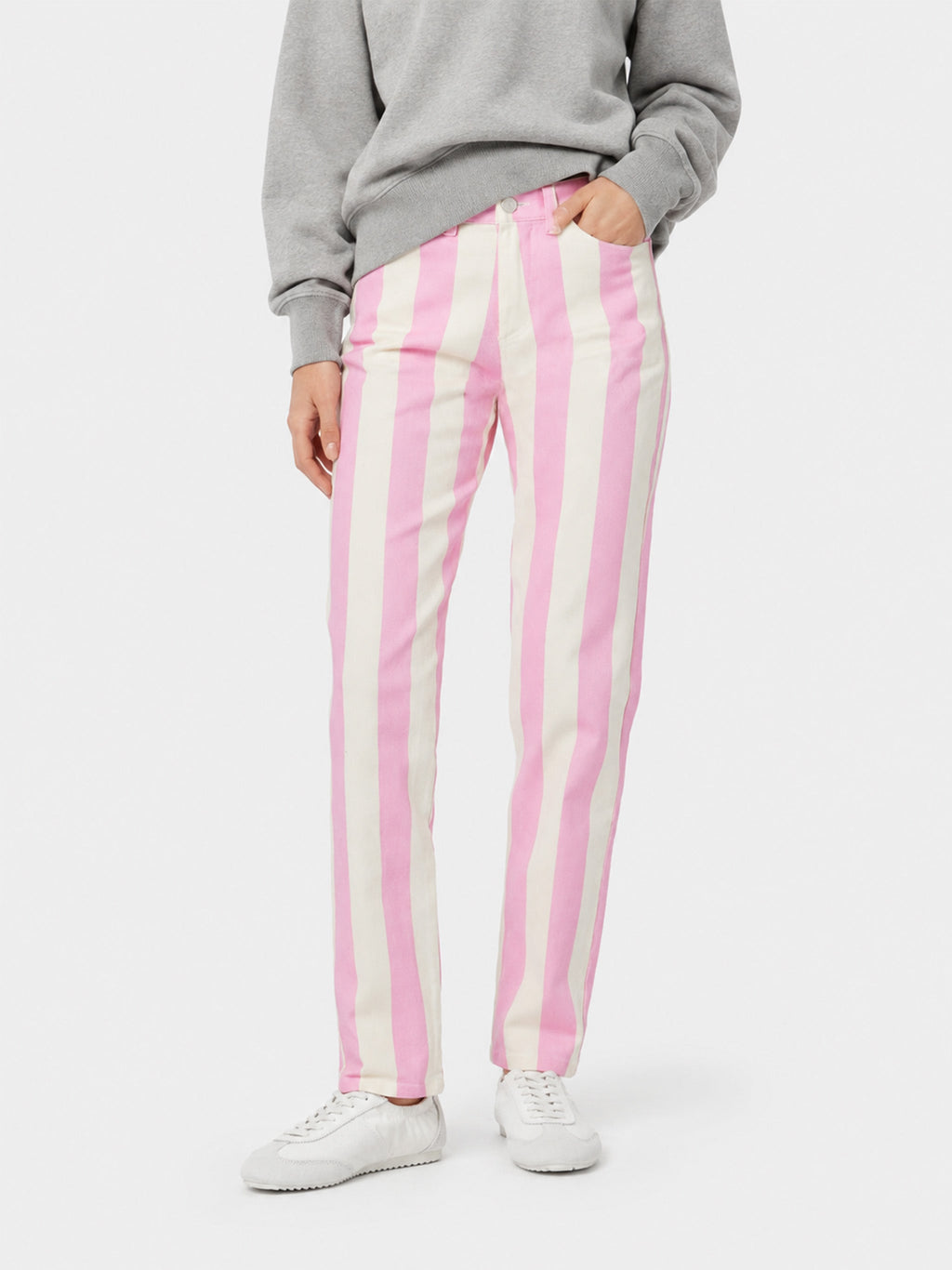 Pantaloni Belleville in denim a righe