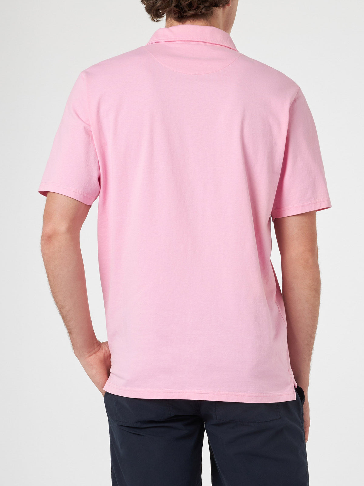 Polo Brighton rosa con ricamo logo product image 3