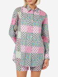 Camicia Brigitte in cotone con stampa a patch di fiori product image 1
