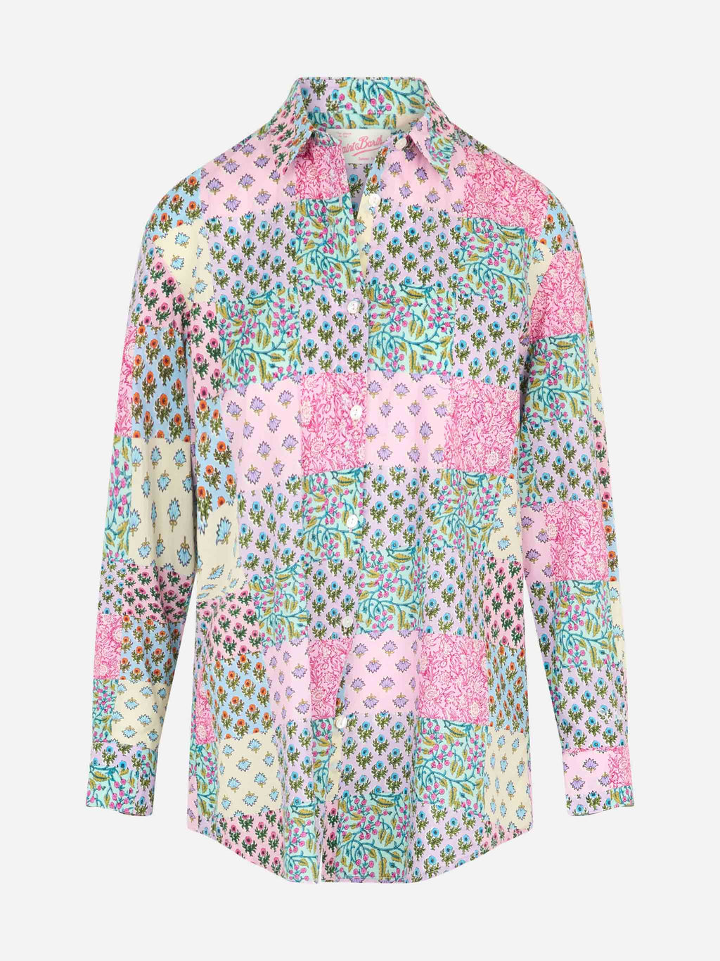 Camicia Brigitte in cotone con stampa a patch di fiori product image 4