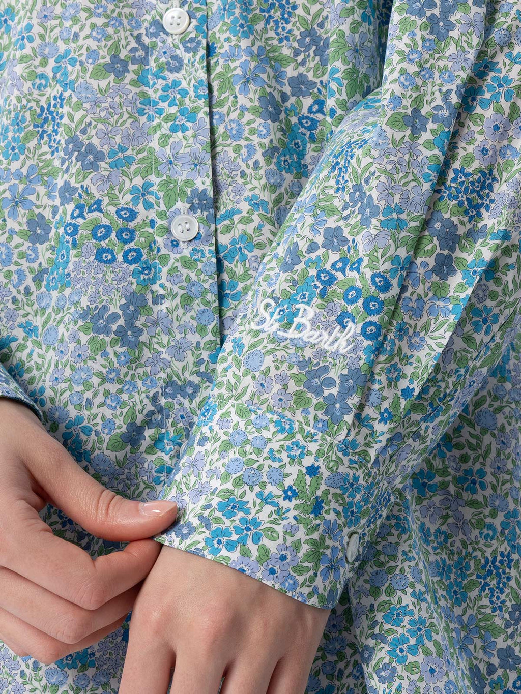 Camicia Brigitte in cotone con stampa Joanna Luise | Made product image 3