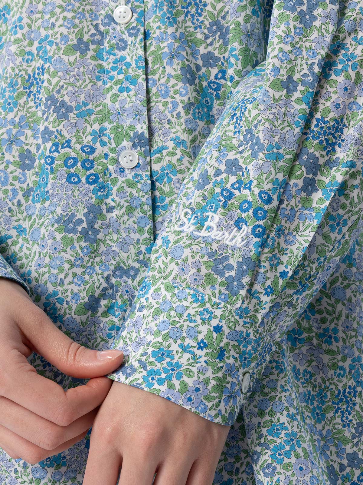 Camicia Brigitte in cotone con stampa Joanna Luise | Made product image 3
