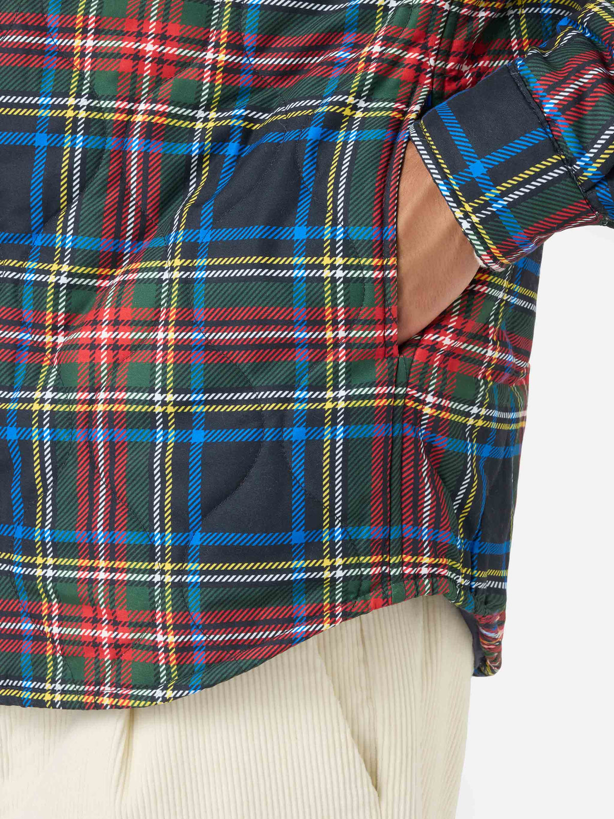Overshirt imbottito Chalet con motivo tartan