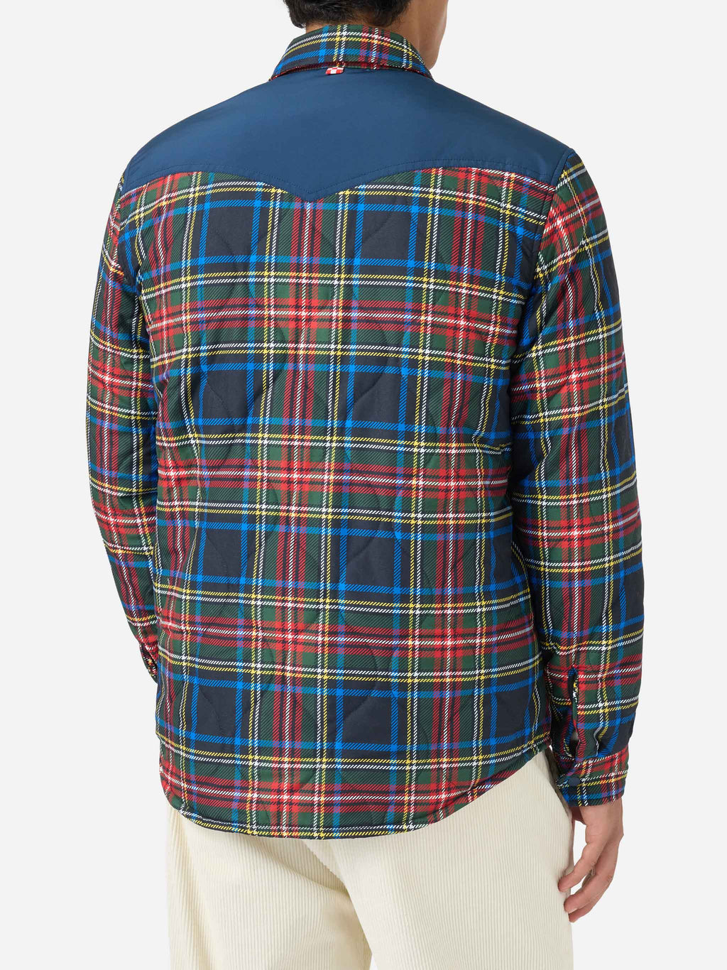 Overshirt imbottito Chalet con motivo tartan