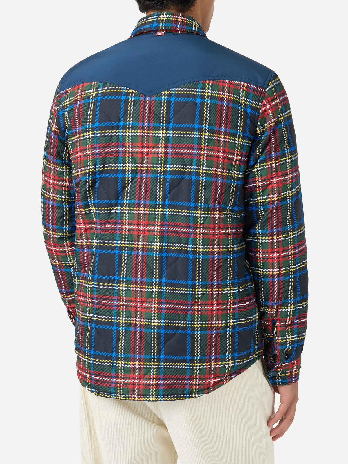 Overshirt imbottito Chalet con motivo tartan