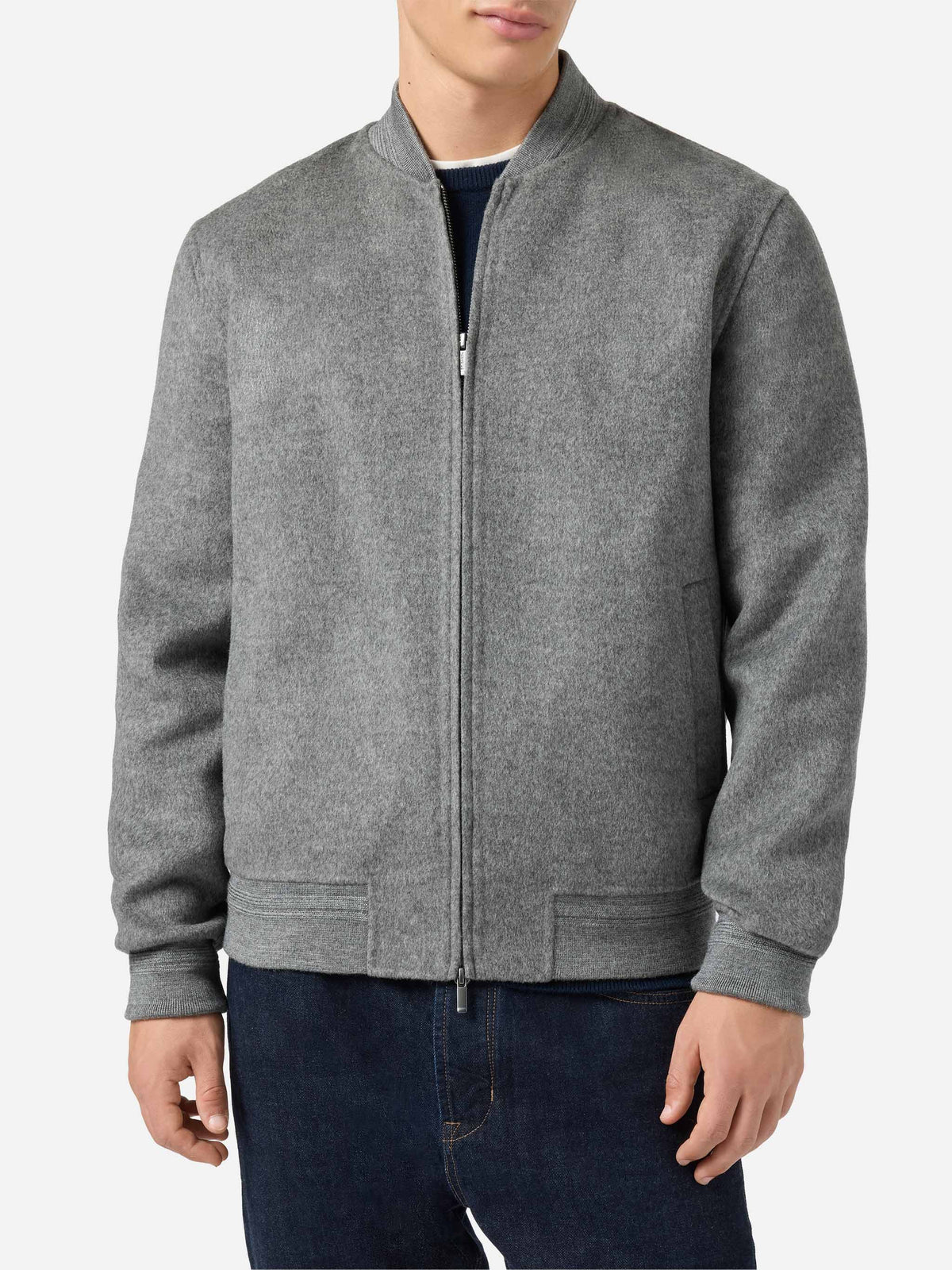 Bomber Camden Wool grigio melange product image 1