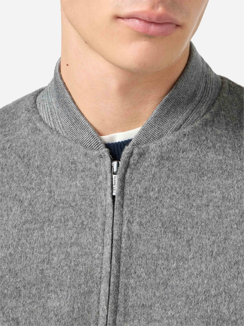 Bomber Camden Wool grigio melange product image 3