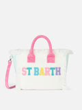 Borsa a mano Colette in spugna con patch