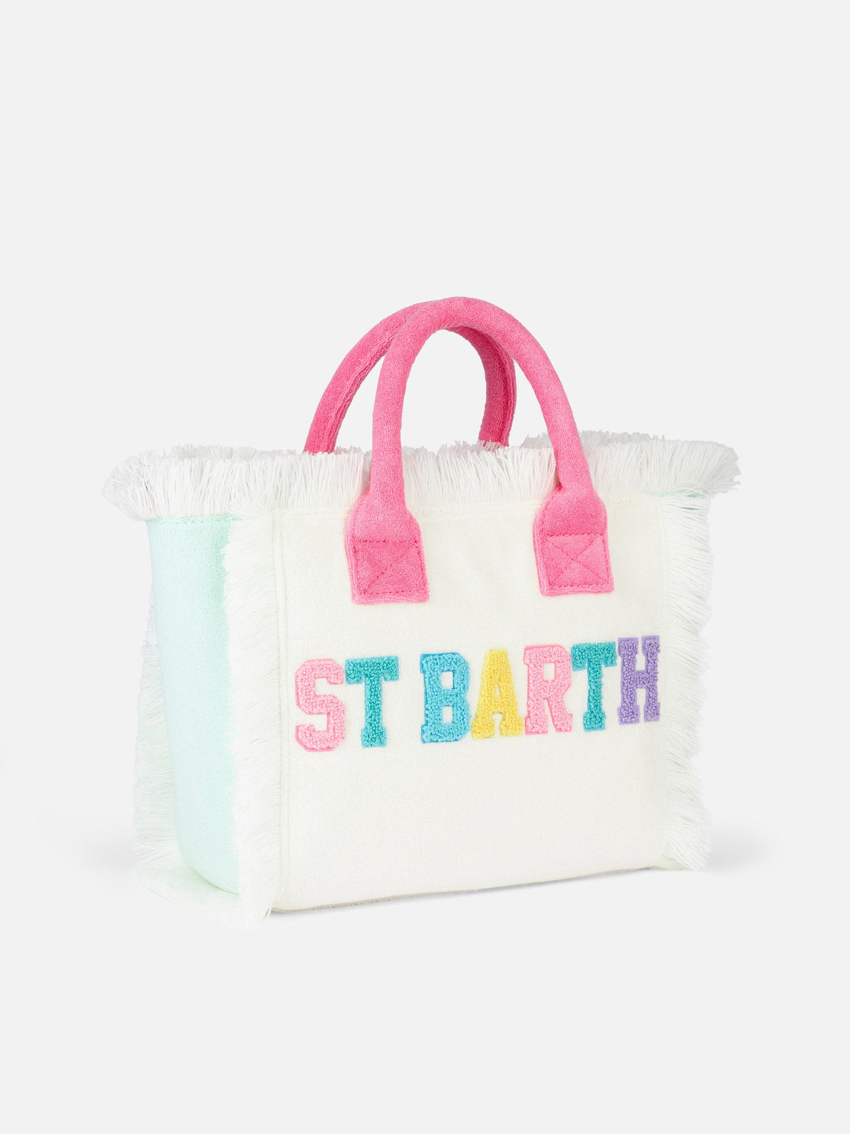 Borsa a mano Colette in spugna con patch