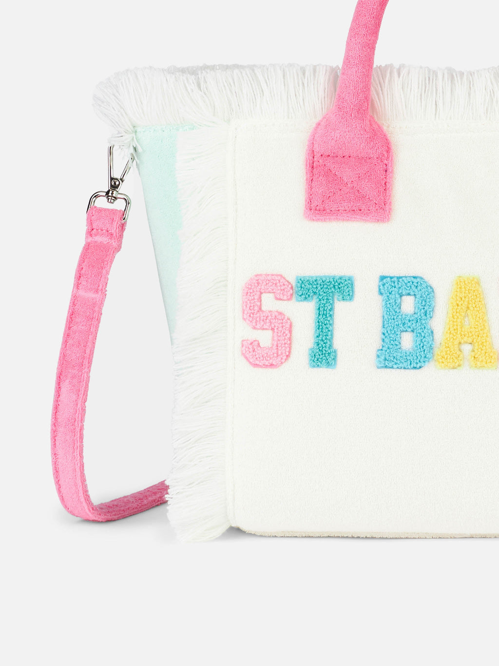 Borsa a mano Colette in spugna con patch